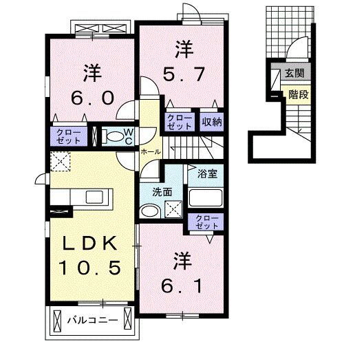 静岡県浜松市中央区神田町 浜松駅 3LDK アパート 賃貸物件詳細