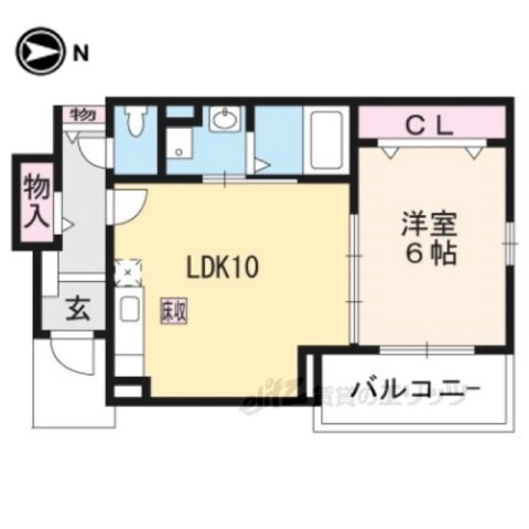 京都府宇治市広野町丸山 新田駅 1LDK アパート 賃貸物件詳細