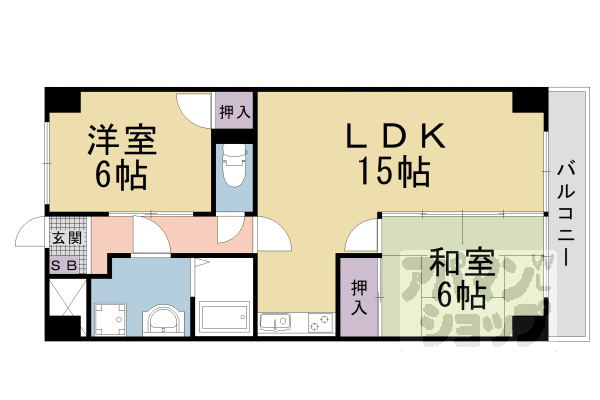 京都府京都市山科区東野八反畑町 椥辻駅 2LDK マンション 賃貸物件詳細