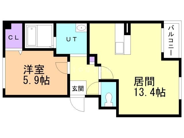 北海道函館市美原３ 1LDK マンション 賃貸物件詳細