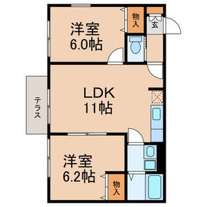 千葉県松戸市紙敷 秋山駅 2LDK アパート 賃貸物件詳細