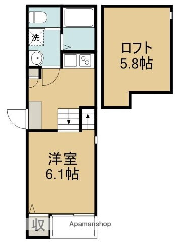 宮城県仙台市宮城野区福住町 福田町駅 1K アパート 賃貸物件詳細