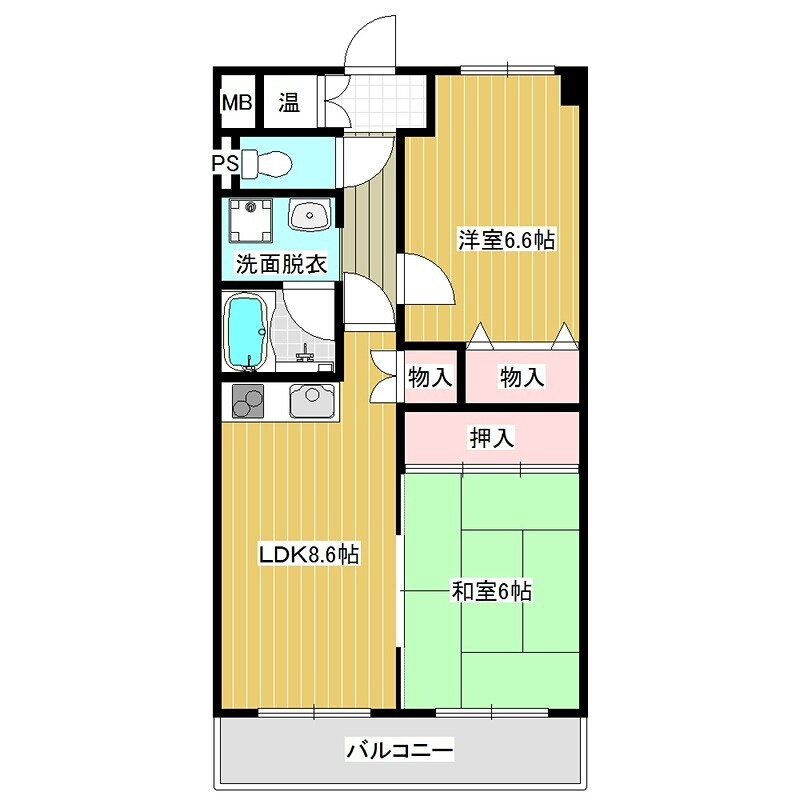 兵庫県加古川市加古川町粟津 加古川駅 2LDK マンション 賃貸物件詳細