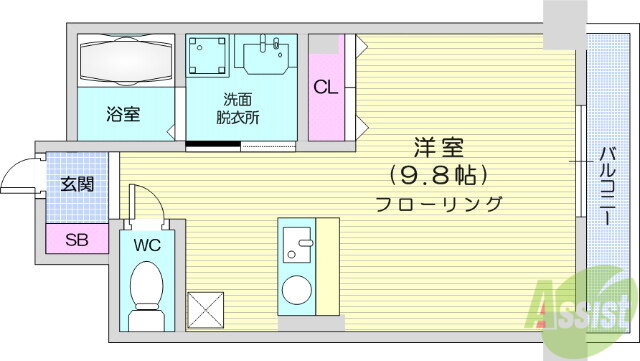 宮城県仙台市泉区市名坂字東裏 八乙女駅 ワンルーム マンション 賃貸物件詳細