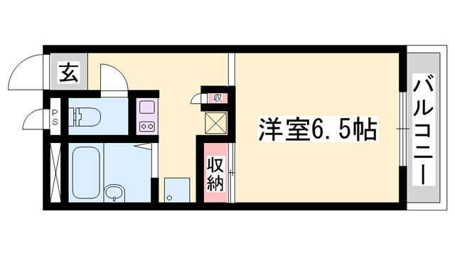 兵庫県高砂市米田町米田新 宝殿駅 1K アパート 賃貸物件詳細