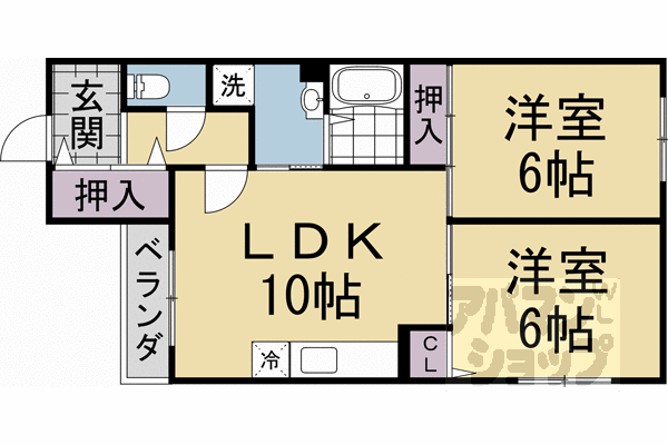 京都府京都市北区大宮田尻町 北山駅 2LDK アパート 賃貸物件詳細