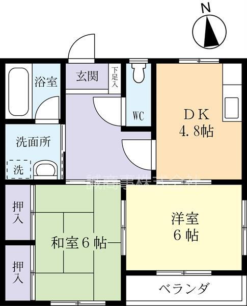 茨城県下妻市古沢 下妻駅 2K アパート 賃貸物件詳細