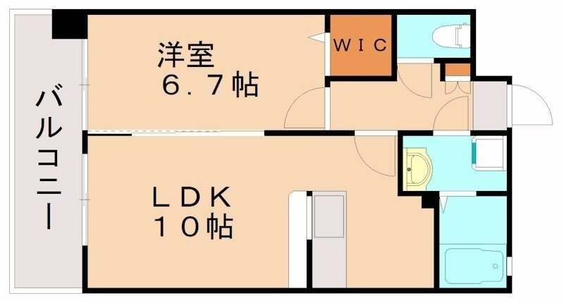 福岡県福岡市博多区豊１ 東比恵駅 1LDK マンション 賃貸物件詳細