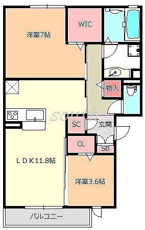 大阪府八尾市高安町南５ 高安駅 2LDK アパート 賃貸物件詳細