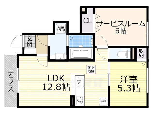 大阪府箕面市桜１ 牧落駅 1SLDK アパート 賃貸物件詳細