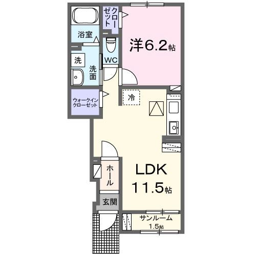 茨城県土浦市右籾 荒川沖駅 1LDK アパート 賃貸物件詳細
