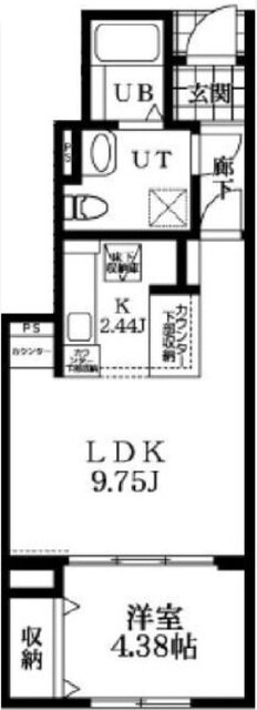 東京都杉並区松ノ木２ 新高円寺駅 1LDK アパート 賃貸物件詳細