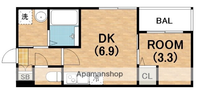 大阪府大阪市生野区鶴橋５ 今里駅 1DK アパート 賃貸物件詳細