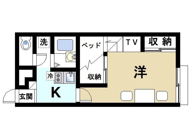 奈良県奈良市宝来町 大和西大寺駅 1K アパート 賃貸物件詳細