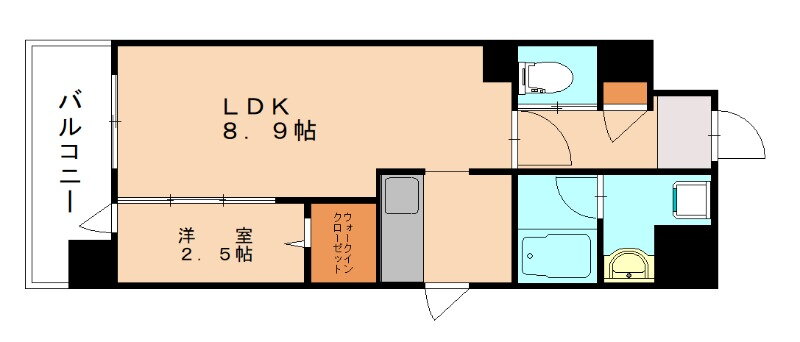 福岡県北九州市小倉北区片野４ 城野駅 1LDK マンション 賃貸物件詳細