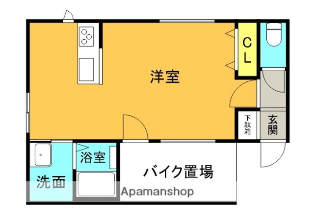 Ｌｉｖｉｎｇ　ｗｉｔｈ　Ｍｏｔｏ　発寒３．３ 2階 1K 賃貸物件詳細
