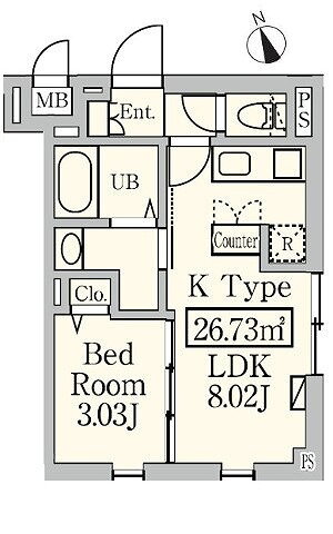 アグレシオ品川大井 3階 1LDK 賃貸物件詳細