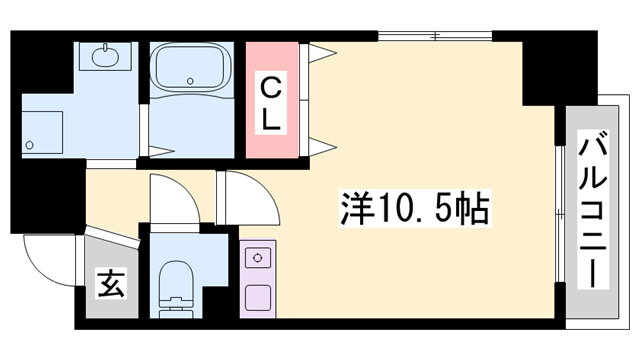 延末アートスカイハイツ 2階 ワンルーム 賃貸物件詳細