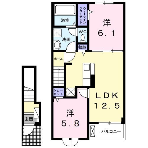 千葉県船橋市上山町２ 船橋法典駅 2LDK アパート 賃貸物件詳細
