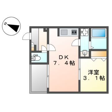 愛知県名古屋市中区新栄２ 新栄町駅 1DK アパート 賃貸物件詳細