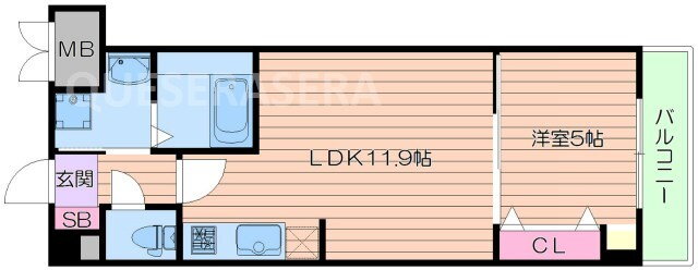 大阪府大阪市鶴見区横堤４ 横堤駅 1LDK マンション 賃貸物件詳細