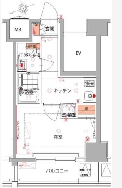東京都品川区西五反田２ 五反田駅 1K マンション 賃貸物件詳細