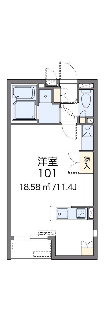 レオネクストたちばな 1階 ワンルーム 賃貸物件詳細