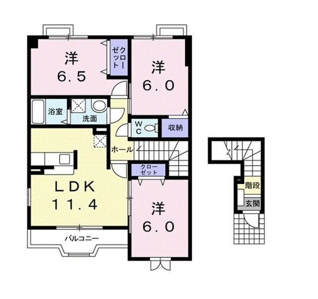 岐阜県岐阜市尻毛１ 岐阜駅 3LDK アパート 賃貸物件詳細