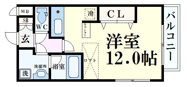 兵庫県神戸市兵庫区下祇園町 高速神戸駅 1K マンション 賃貸物件詳細