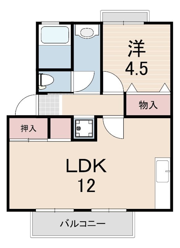 デルソーレ 1階 1LDK 賃貸物件詳細