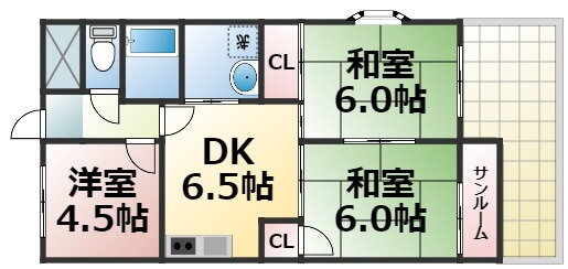 マジュールメゾン 3階 3DK 賃貸物件詳細