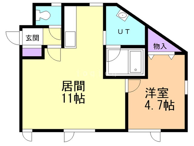 北海道函館市富岡町２ 五稜郭駅 1LDK マンション 賃貸物件詳細