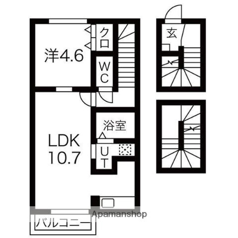 宮城県仙台市太白区富沢３ 富沢駅 1LDK アパート 賃貸物件詳細