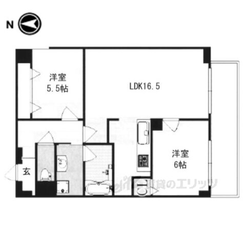 奈良県奈良市西大寺北町１ 大和西大寺駅 2LDK マンション 賃貸物件詳細