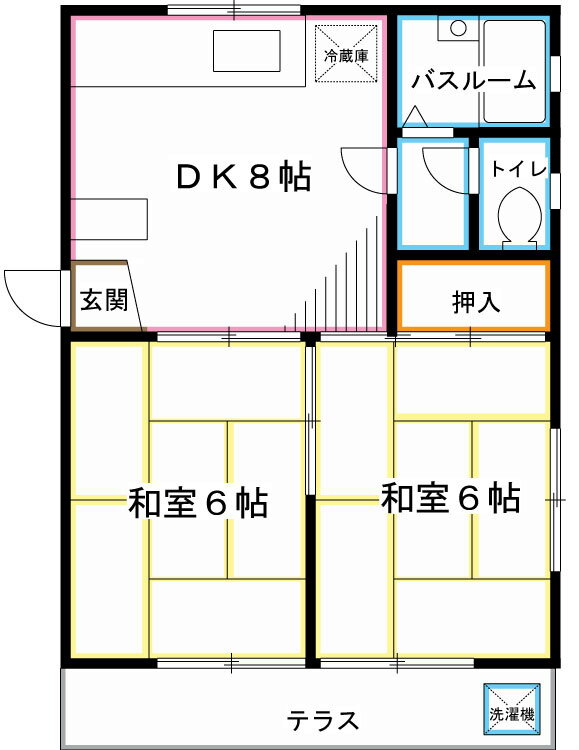 東京都杉並区阿佐谷北２ 阿佐ケ谷駅 2DK アパート 賃貸物件詳細