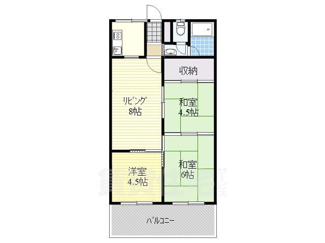 大阪府茨木市橋の内３ 総持寺駅 3DK マンション 賃貸物件詳細