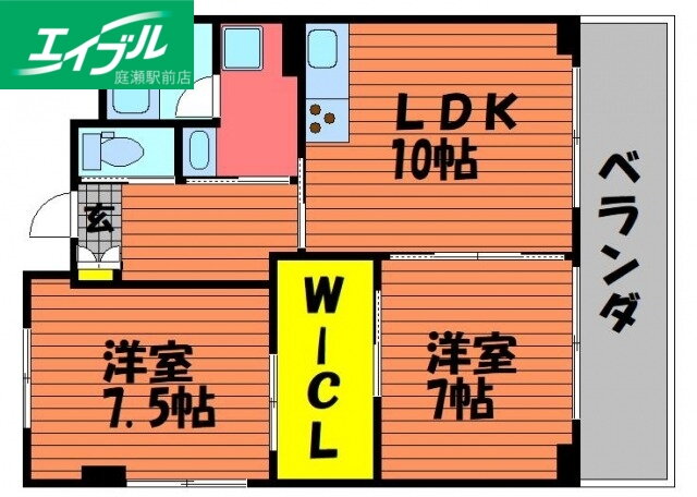 岡山県岡山市北区田中 北長瀬駅 2LDK マンション 賃貸物件詳細