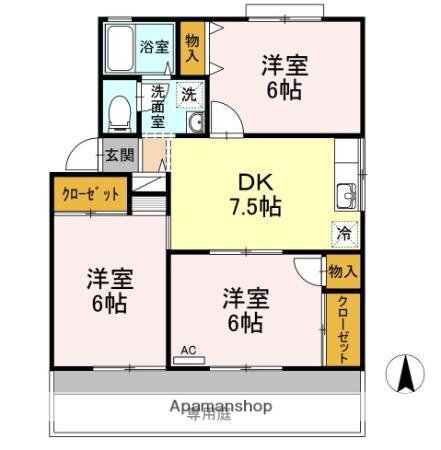 愛媛県松山市土居田町 土居田駅 3DK アパート 賃貸物件詳細