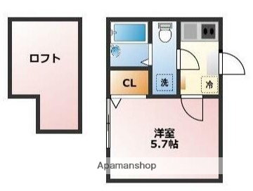 ＣａｓａＣａｎｄａｉ 2階 1K 賃貸物件詳細