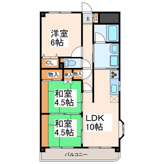 熊本県熊本市西区田崎本町 3LDK マンション 賃貸物件詳細