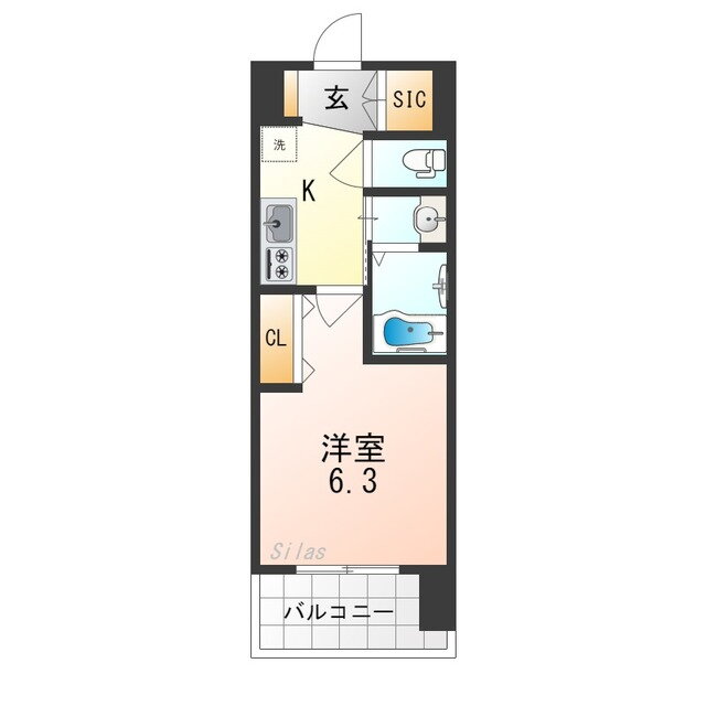 Ｌｕｘｅ住吉公園 12階 1K 賃貸物件詳細