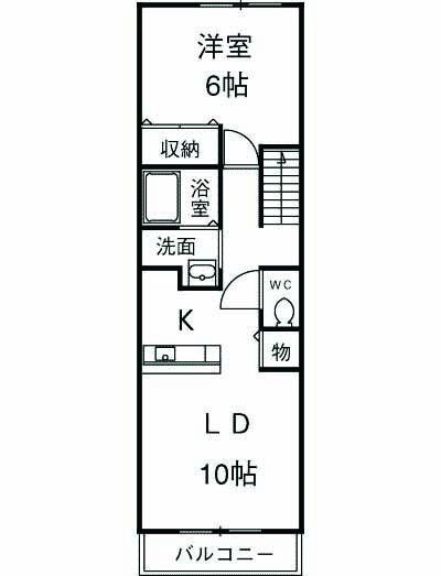 愛知県北名古屋市徳重米野 徳重・名古屋芸大駅 1LDK アパート 賃貸物件詳細
