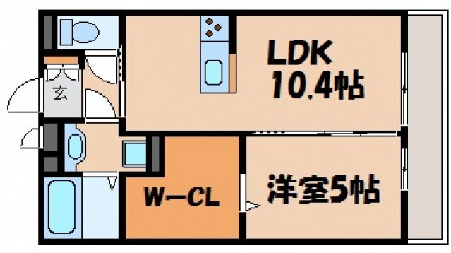 広島県安芸郡府中町宮の町２ 天神川駅 1LDK アパート 賃貸物件詳細