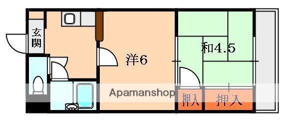大阪府枚方市養父元町 牧野駅 2K マンション 賃貸物件詳細