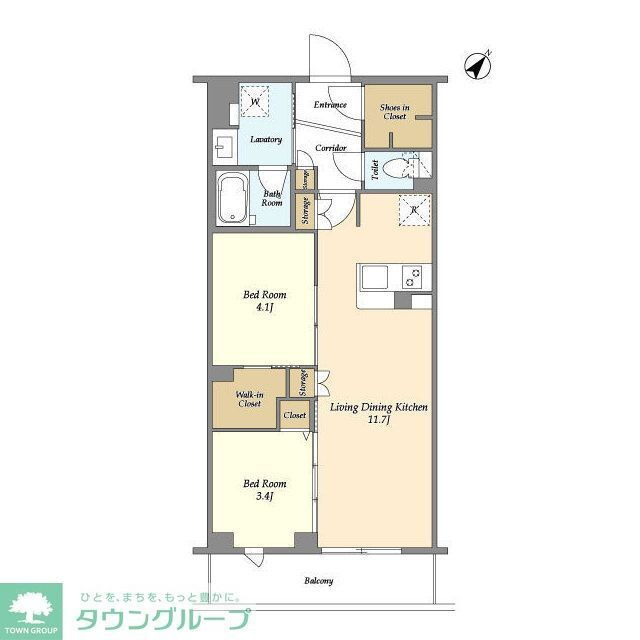 東京都大田区鵜の木３ 鵜の木駅 2LDK マンション 賃貸物件詳細