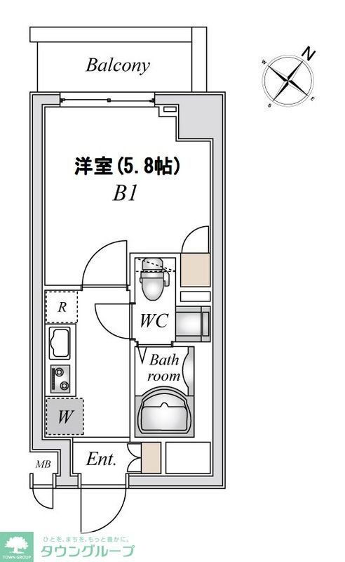 Ｎ－ｓｔａｇｅ稲城 2階 1K 賃貸物件詳細
