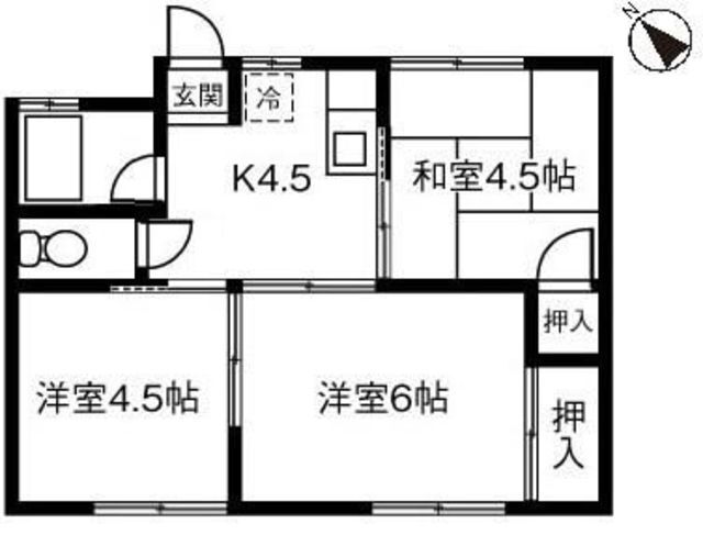 茨城県取手市宮和田 藤代駅 3K アパート 賃貸物件詳細