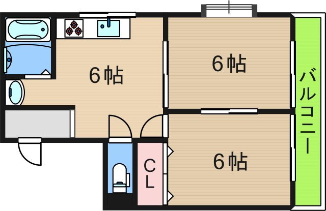 大阪府大阪市住之江区平林南２ 平林駅 2DK マンション 賃貸物件詳細