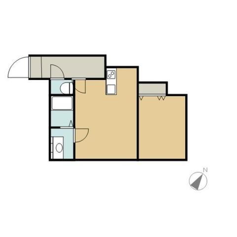 北海道札幌市白石区菊水元町一条４ 白石駅 1DK アパート 賃貸物件詳細