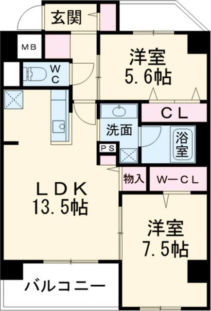 愛知県名古屋市千種区萱場２ ナゴヤドーム前矢田駅 2LDK マンション 賃貸物件詳細